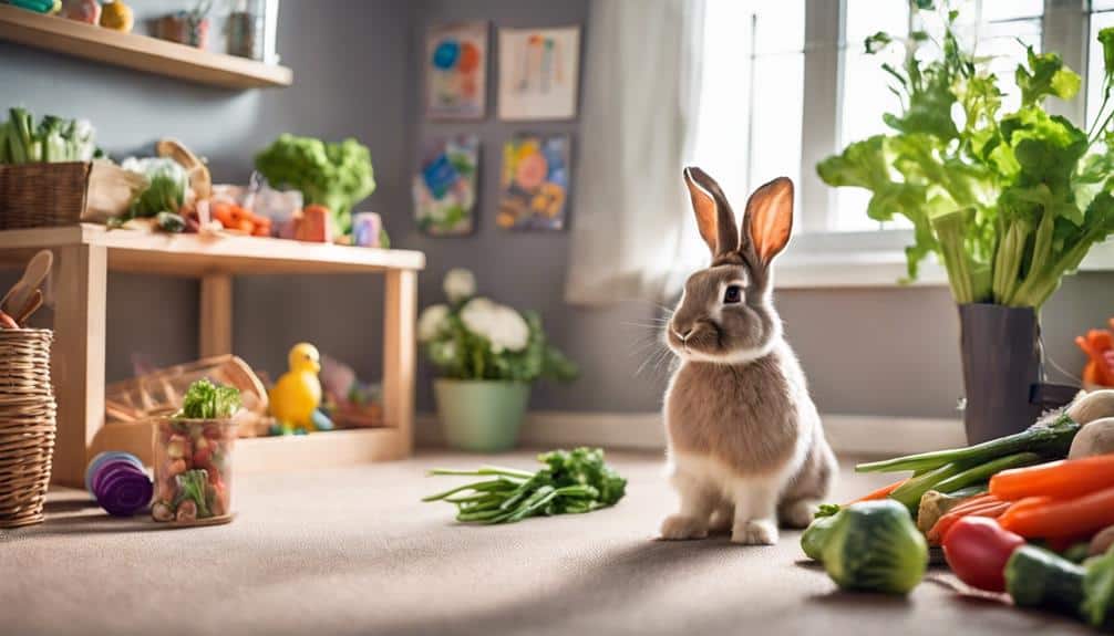 adopting bunnies has perks