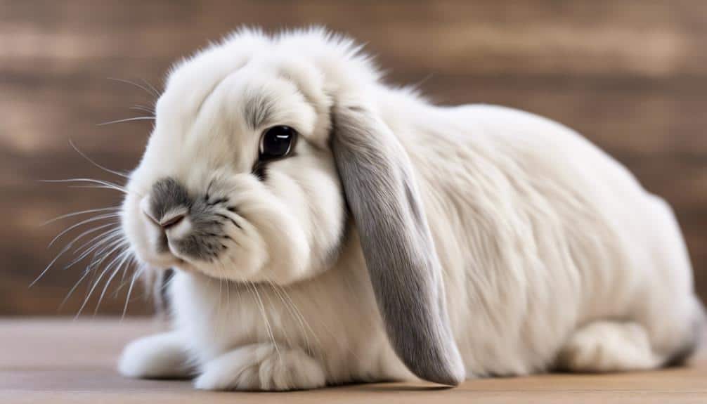 adorable small fluffy bunny
