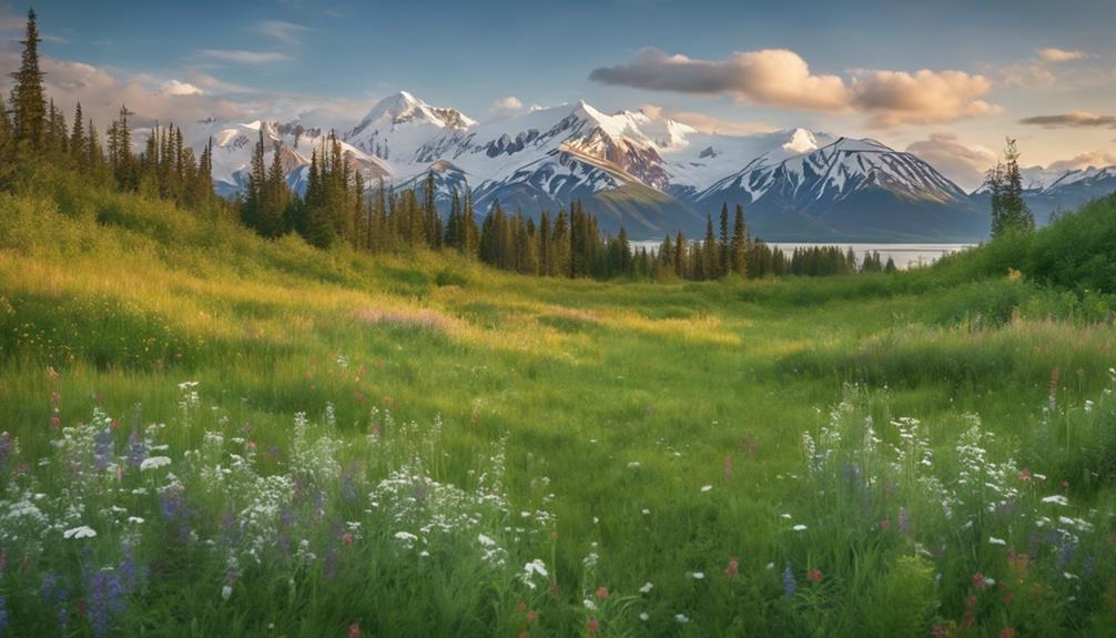 arctic hares in tundra