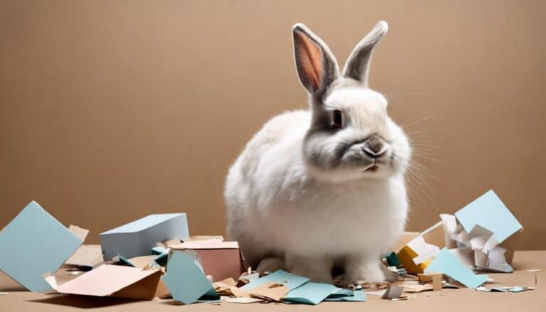 bunnies and cardboard safety