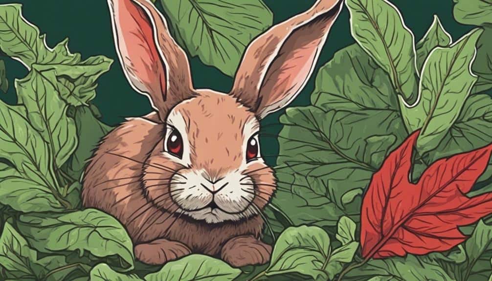 bunnies and poison ivy