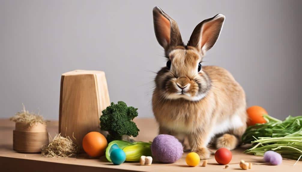 bunnies benefit from stimulation