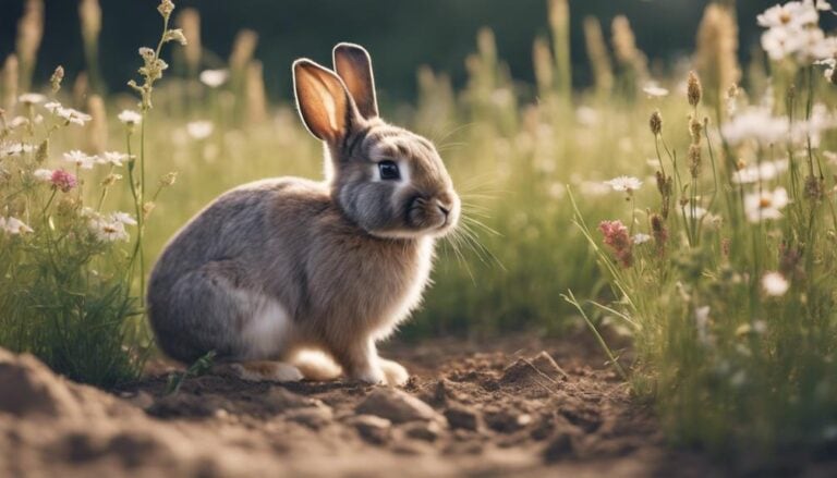 bunnies dig burrows underground