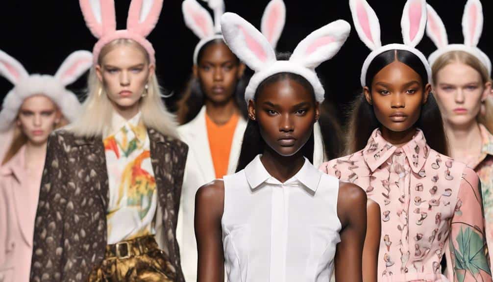bunny symbolism in fashion