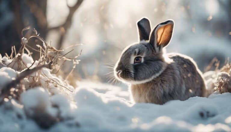 bunny winter survival strategies