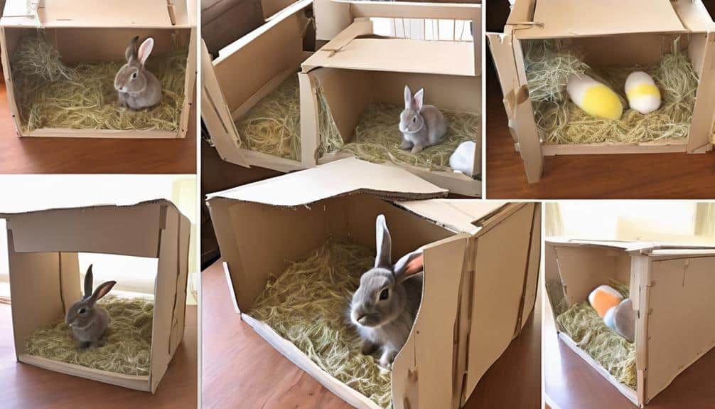 crafting bunny hideout box