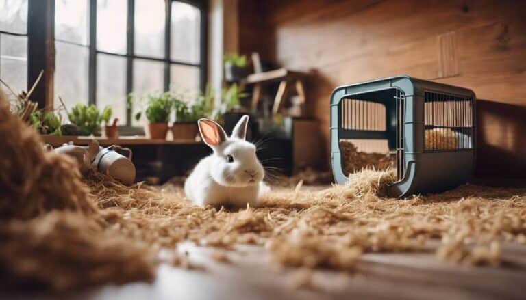 creating a bunny habitat