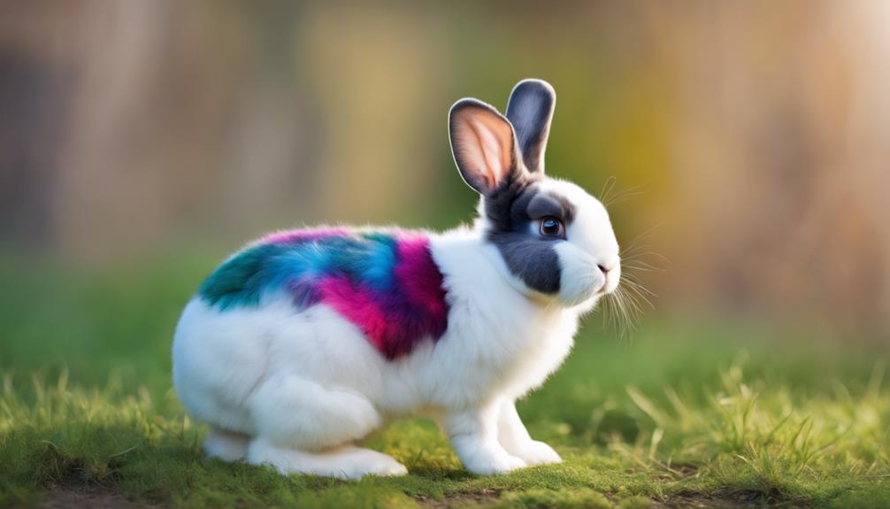 cute small fluffy bunny