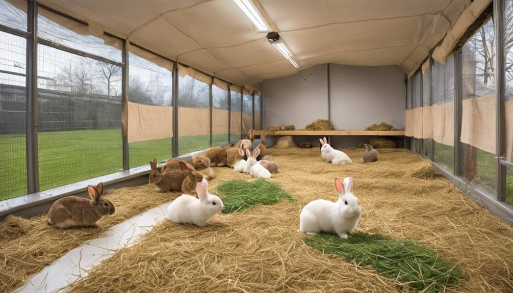 ensuring hay for bunnies