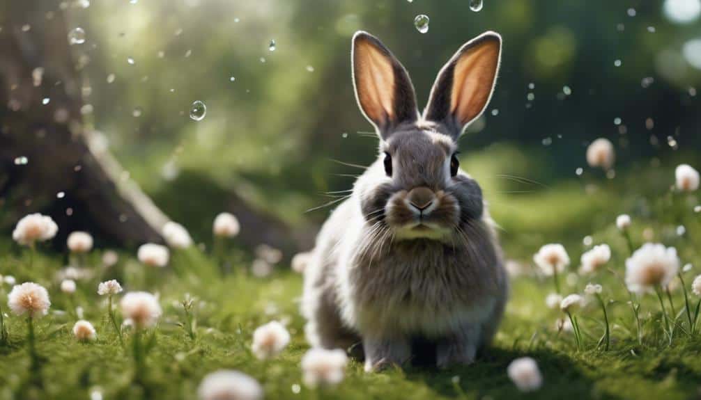 environment influences bunny behavior