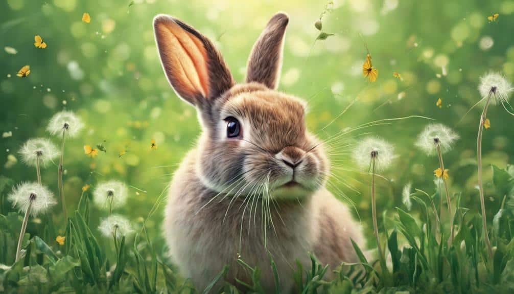 feeding bunnies dandelions safely