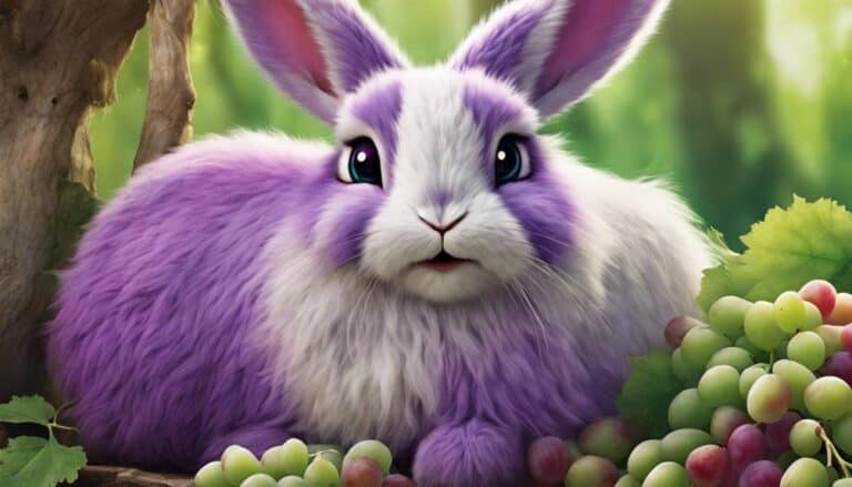 feeding grapes to bunnies