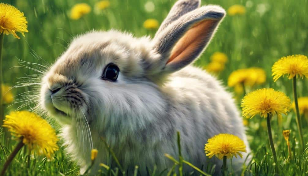 fluffy yellow wildflowers blooming