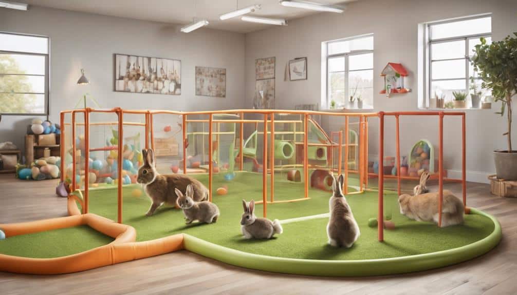 indoor bunny playground advantages