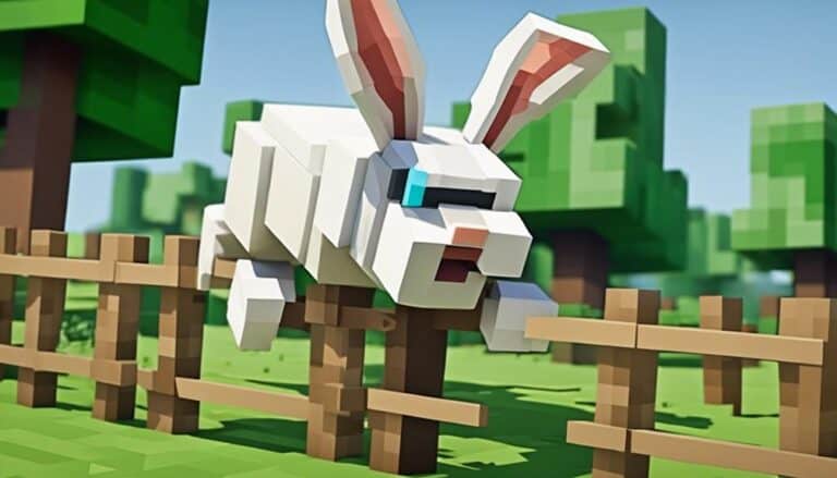 minecraft bunnies leap high