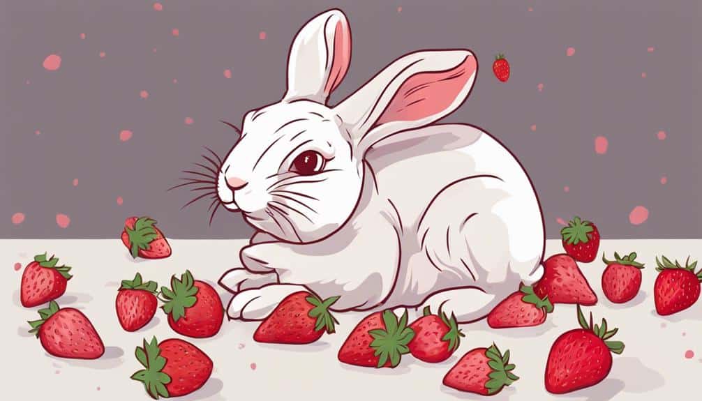 moderating rabbit s strawberry consumption