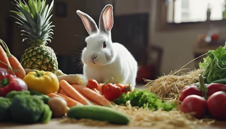 nutrition key for rabbits