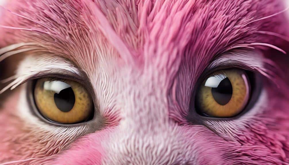 rabbit eye color shifts