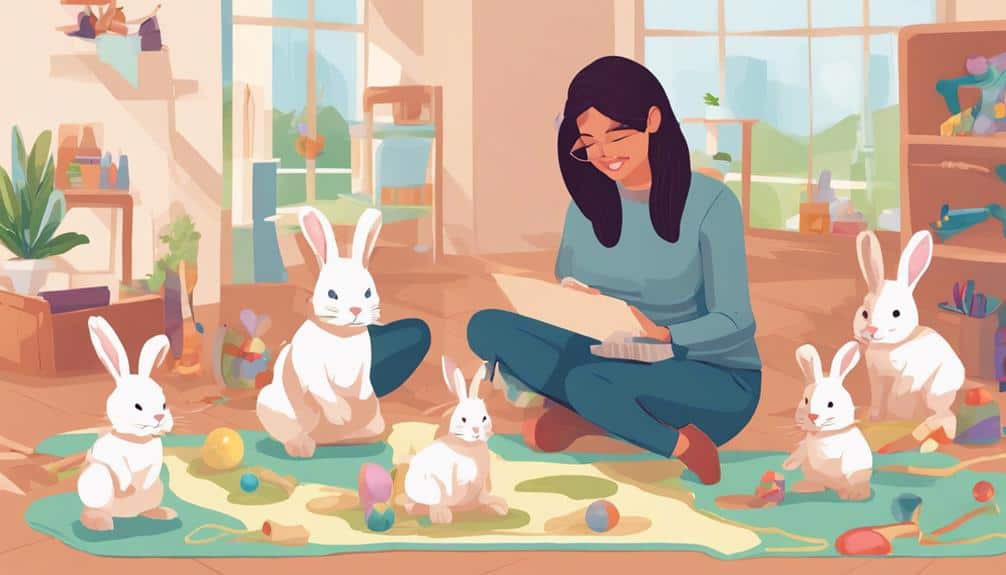 rabbit pups behavior training