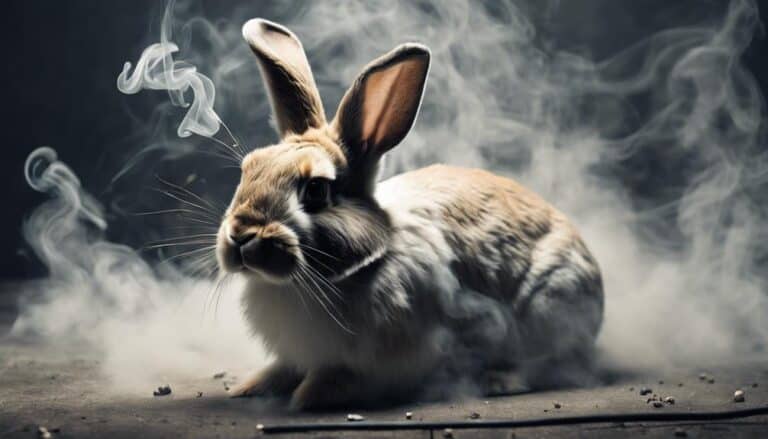 rabbits and smoke exposure