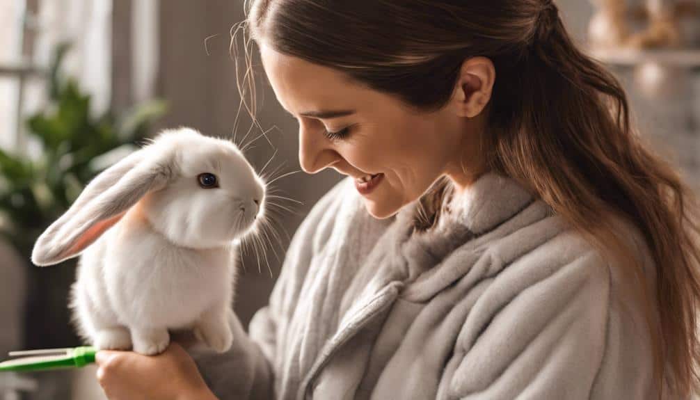 regular grooming for bunnies
