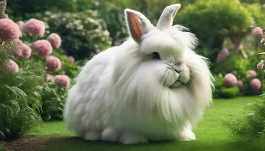 soft hypoallergenic angora rabbits