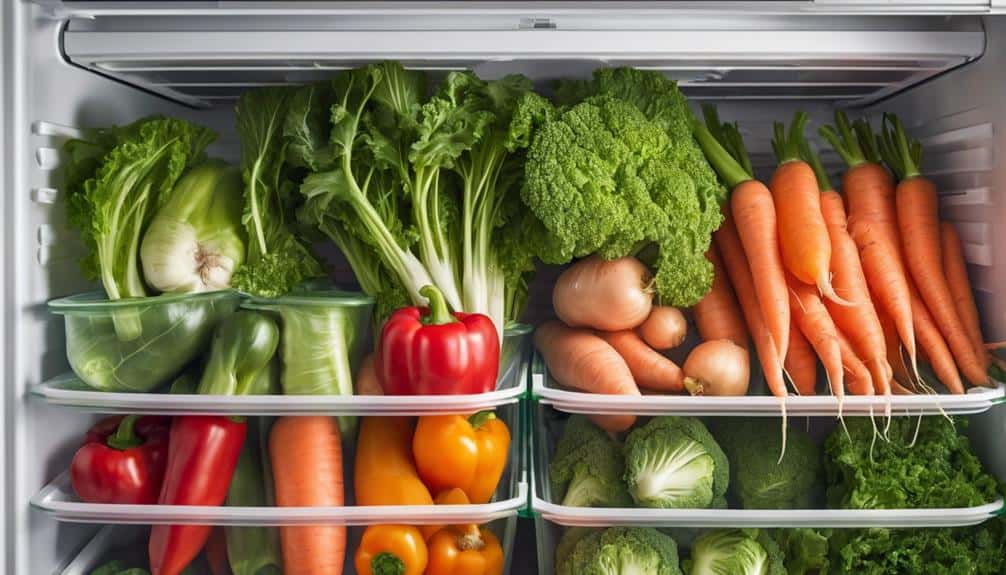 storing vegetables for bunnies