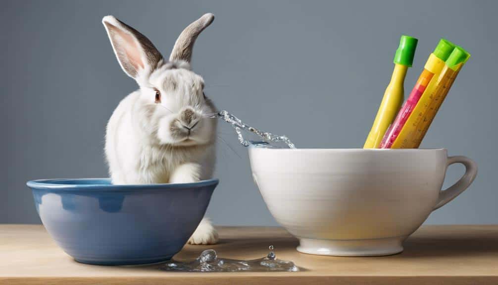 tracking bunny s water consumption