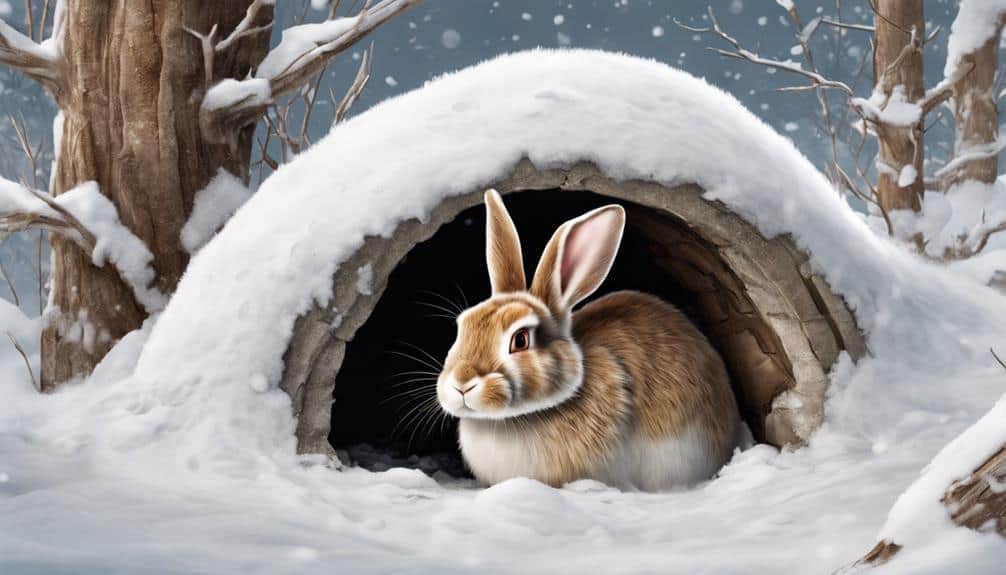winter s effect on bunnies