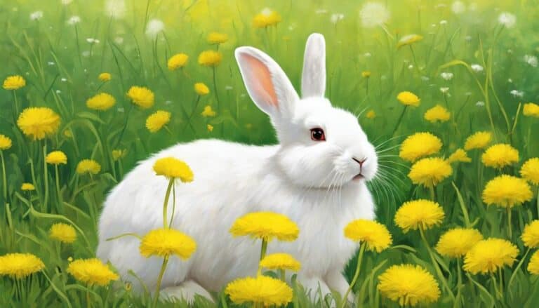 yes bunnies can eat dandelions