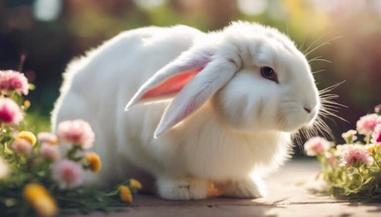 bunnies groom using tongue