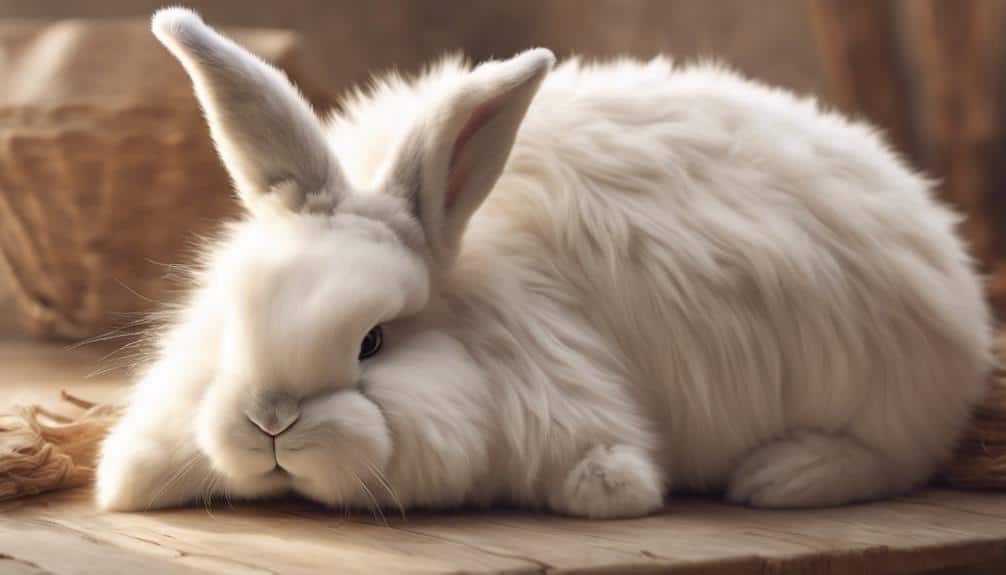 bunny enjoys flop time