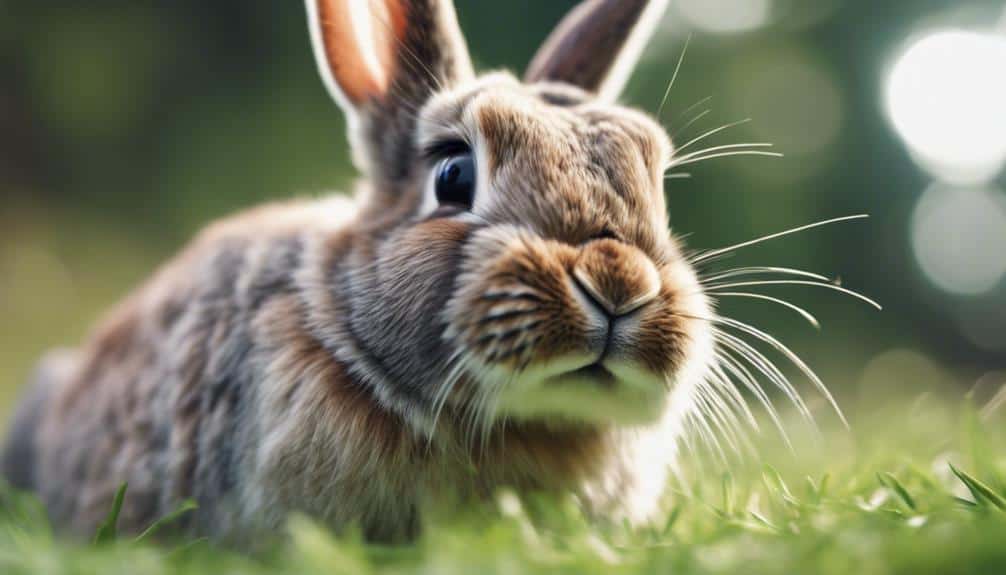 mites infest rabbit fur