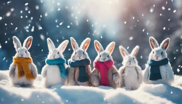 valuing snow bunnies cuteness