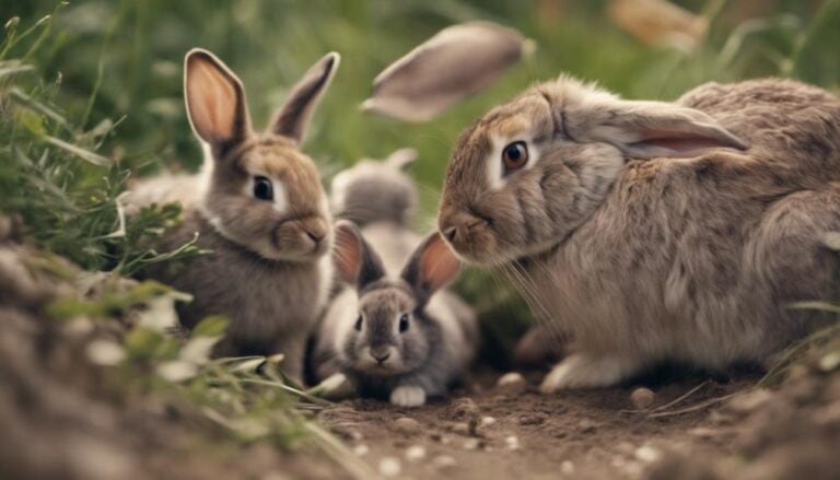 few baby rabbits survive