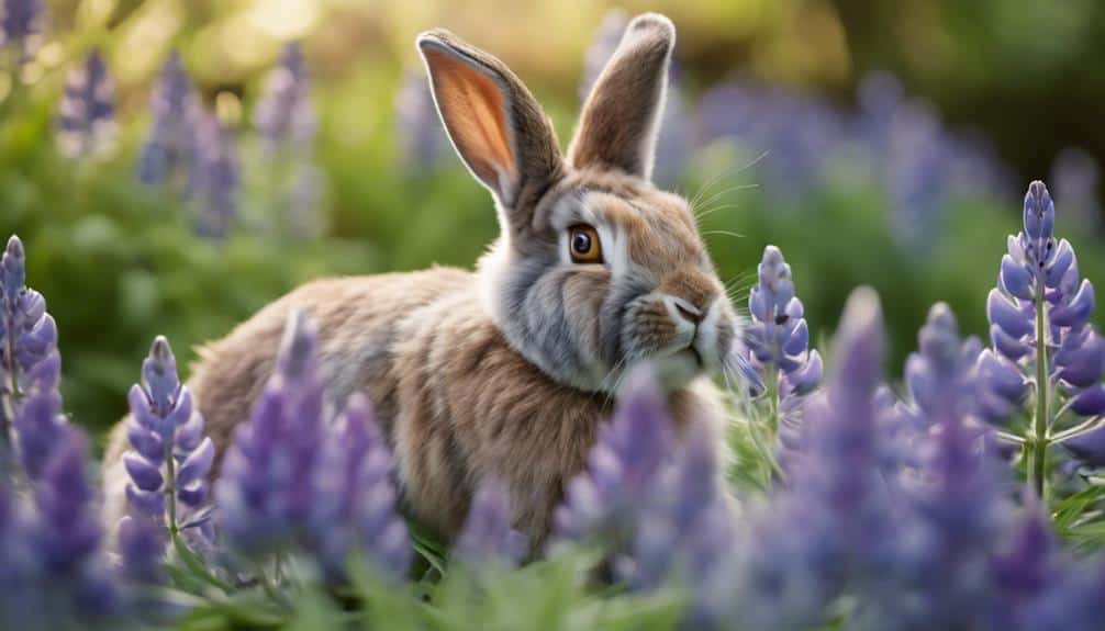 lupines as rabbit food