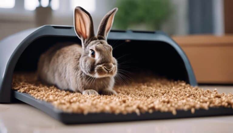 rabbit litter box comfort