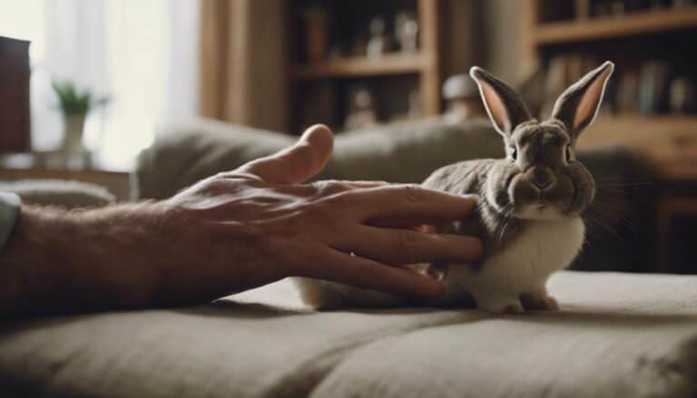 rabbit s fearful defense mechanism