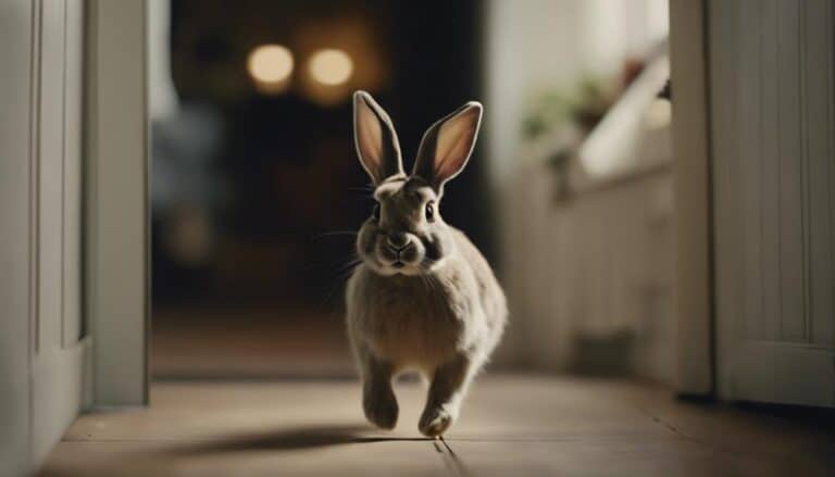 rabbit s fearful defensive behavior