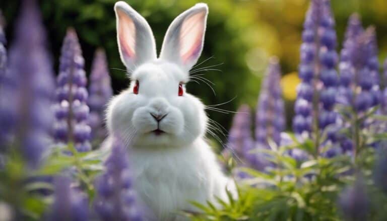rabbits avoid lupine plants