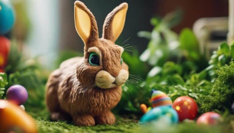 rabbits show joyful body