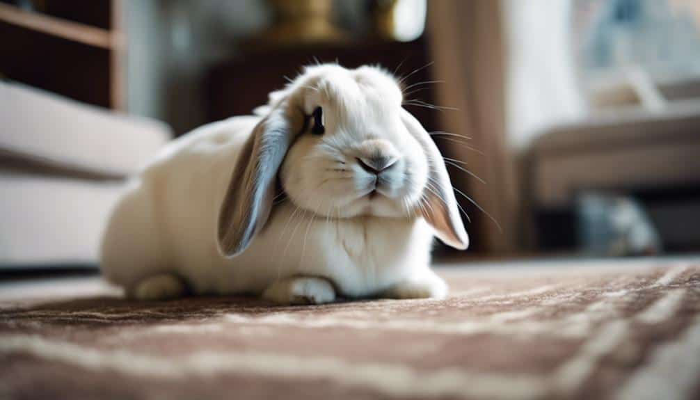 small gentle playful rabbits