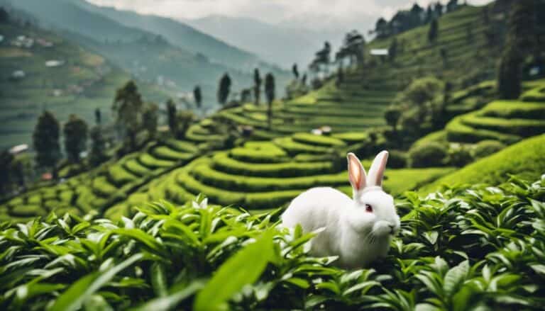 white rabbits in captivity