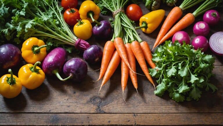 colorful veggies for rabbits