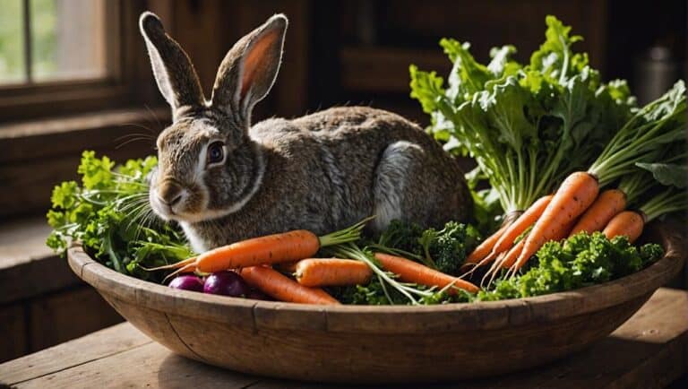 fresh veggies promote rabbit health