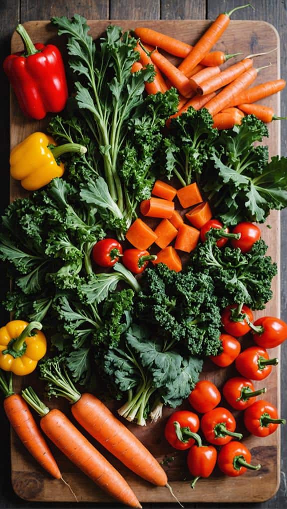 preparing rabbit with vegetables