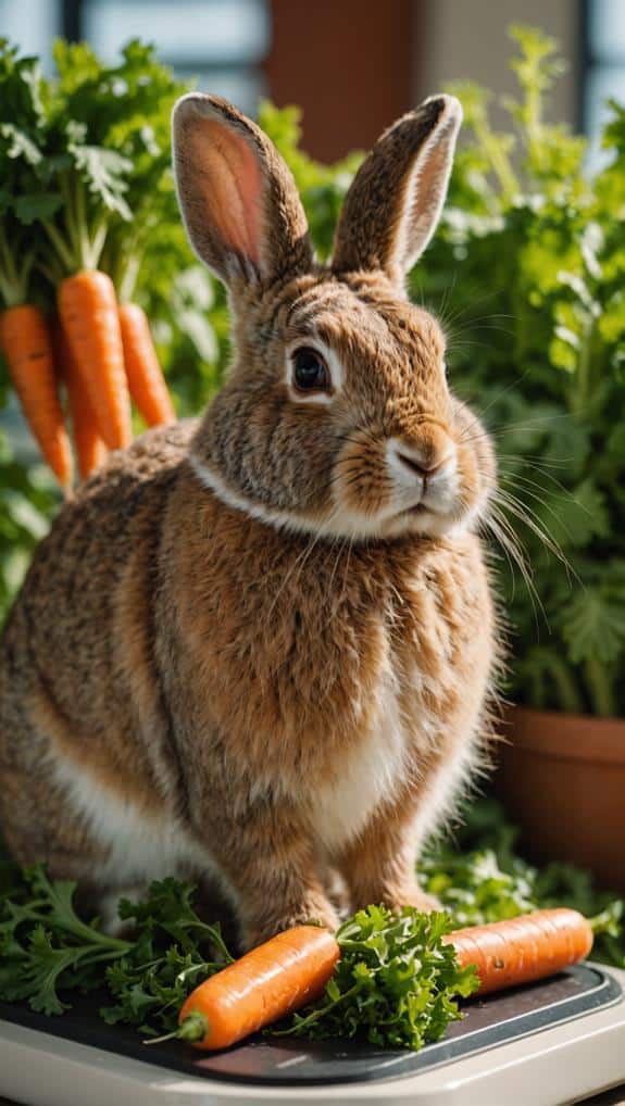 rabbit age weight assessment guide