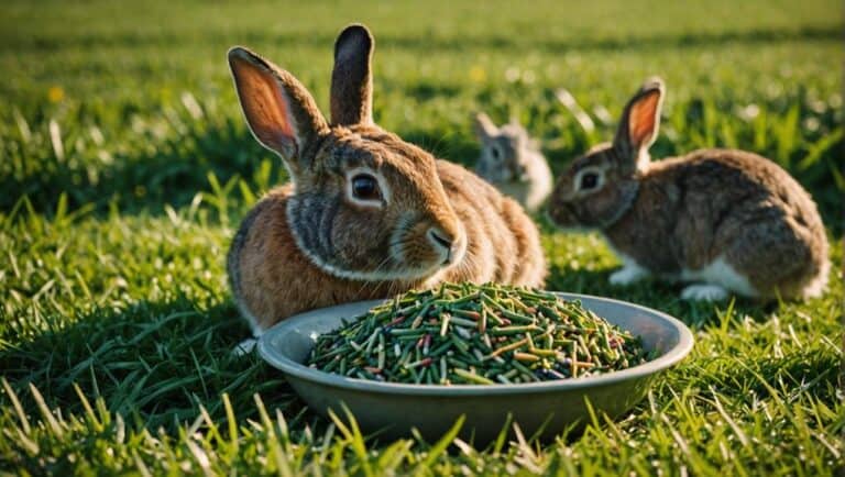 rabbit pellets versus timothy hay