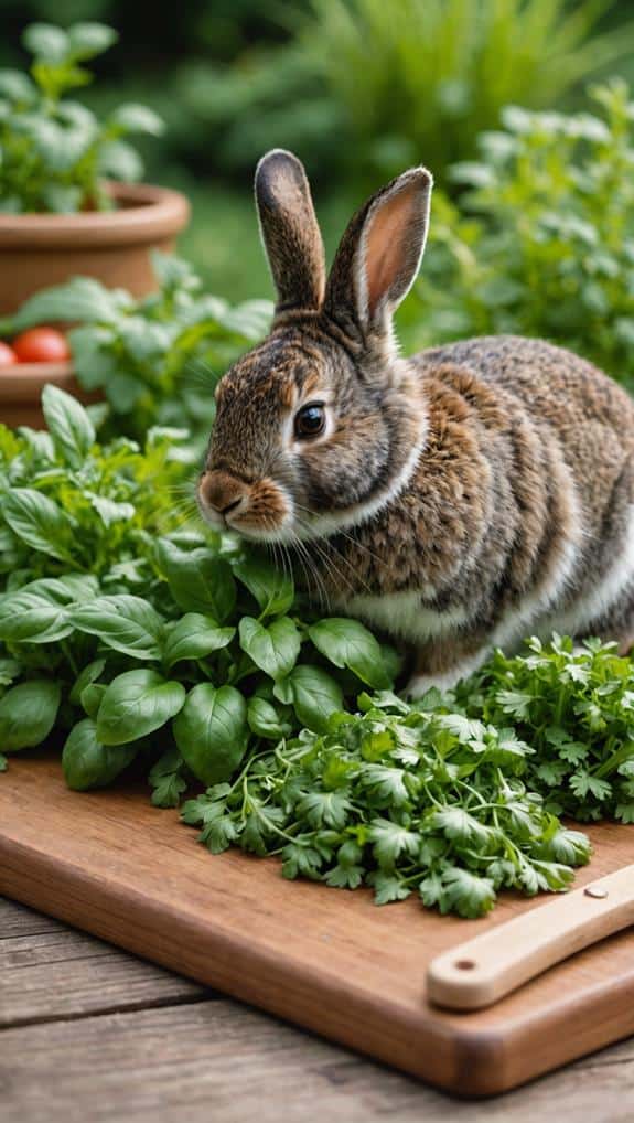 rabbits safe herbal choices