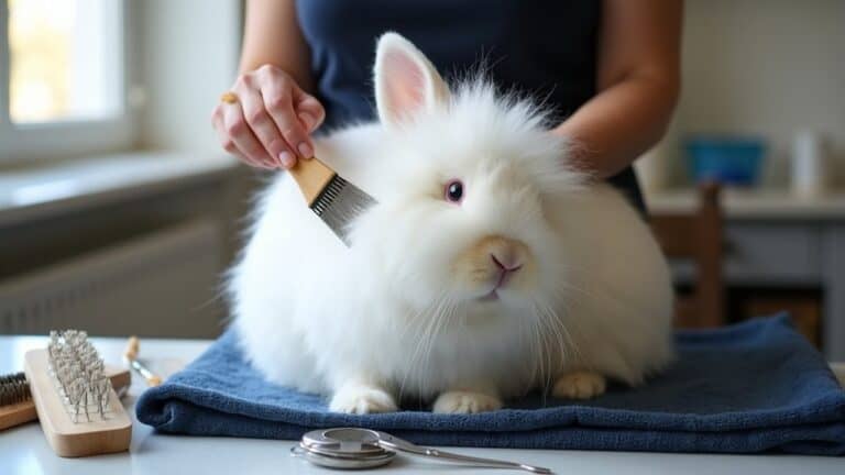 angora rabbit grooming techniques